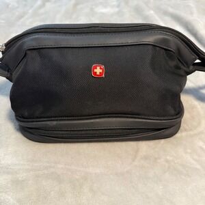 Swiss Gear Black Travel Toiletry Organizer Zip Case
